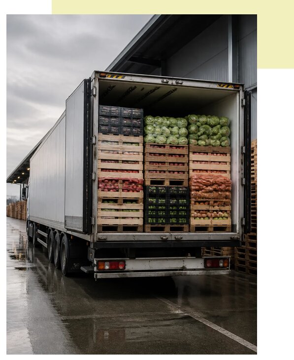 Перевозка плодоовощной продукции в Майкоп по цене от 5055 р. | Агросервис-Мкп